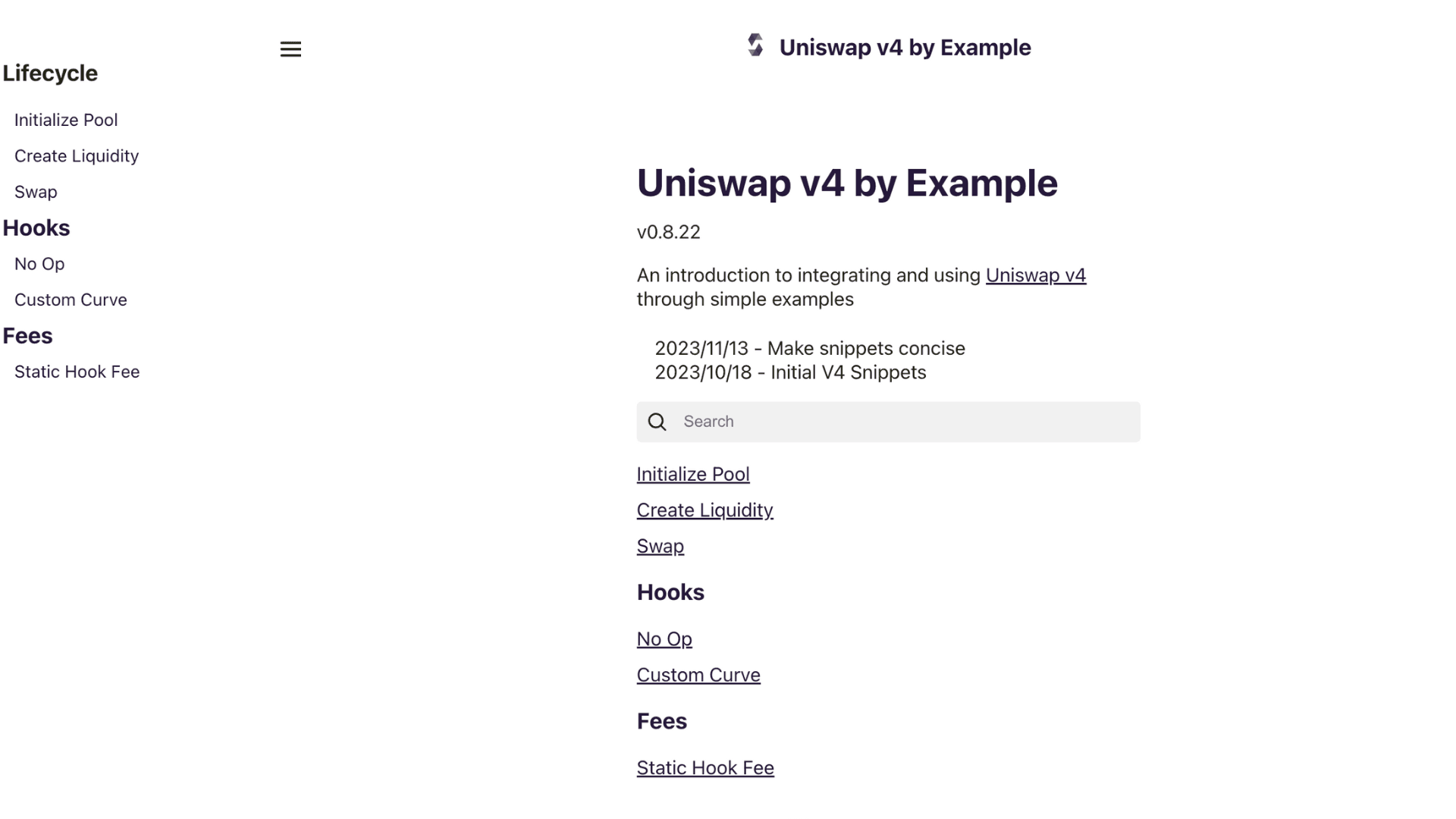 Uniswap V4 by example